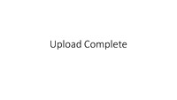 Upload Complete